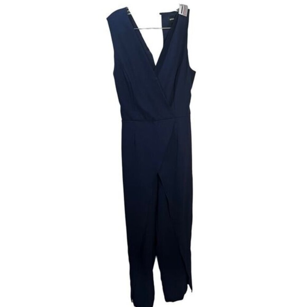NWT Sugar‎ Lips womens Lace Inset Wide Leg Jumpsuit Medium